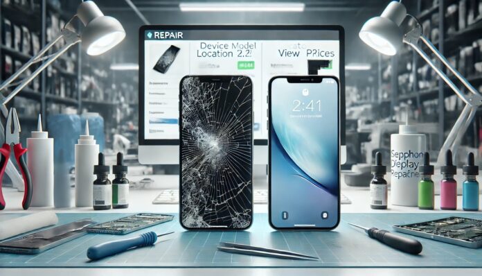 vetro iphone rotto